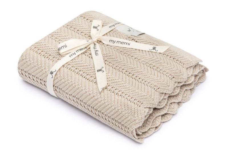 Feather Beige - Bamboo Blanket