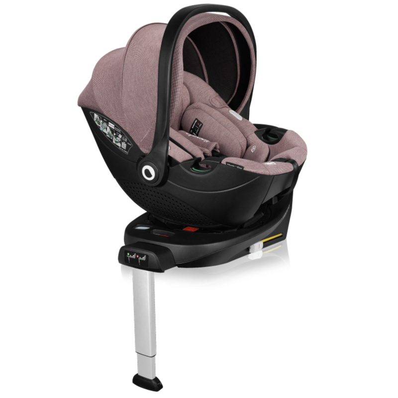 MOXIE i-size 40-87 Ungbarna bílstóll - Pink Mauve