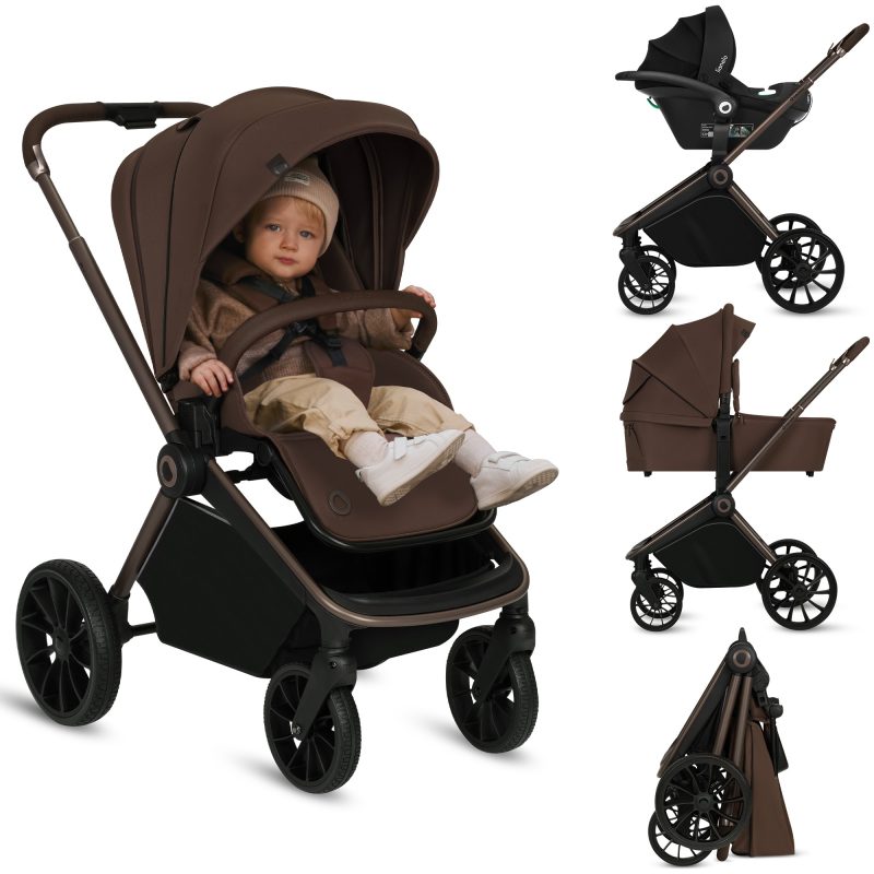 MIKA Barnavagn og kerra - Mocha