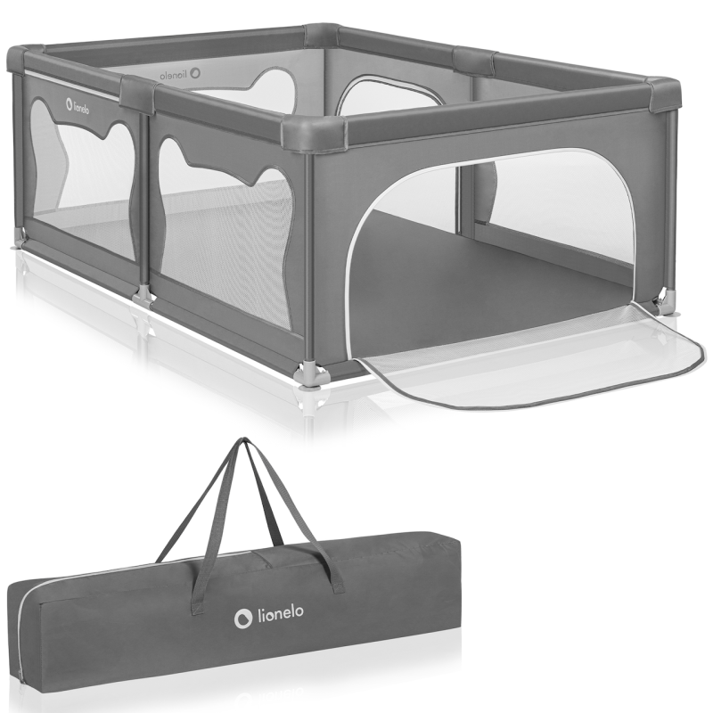 Leikgrind Willow - Grey Concrete