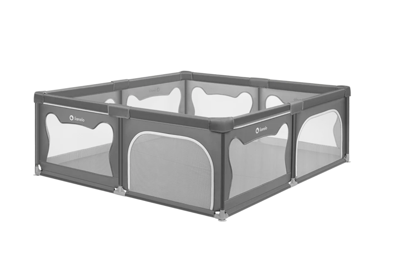 Leikgrind Willow XL - Grey Concrete